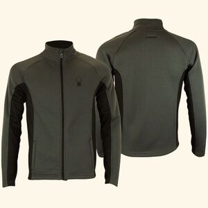 Spyder Men CONSTANT FULL ZIP SWEATER POLAR - Size Large